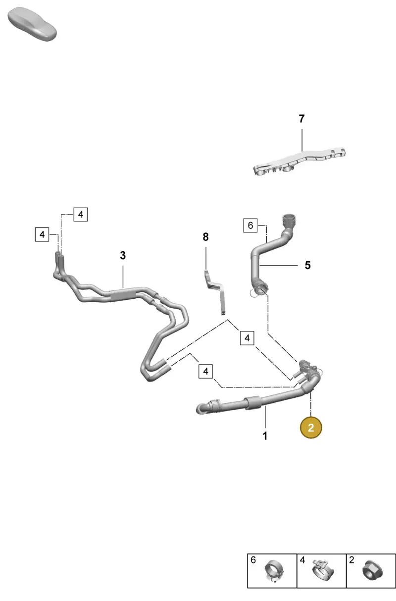 N01508210 — Porsche Macan 4 (2024-) diagram p61155070, position 2