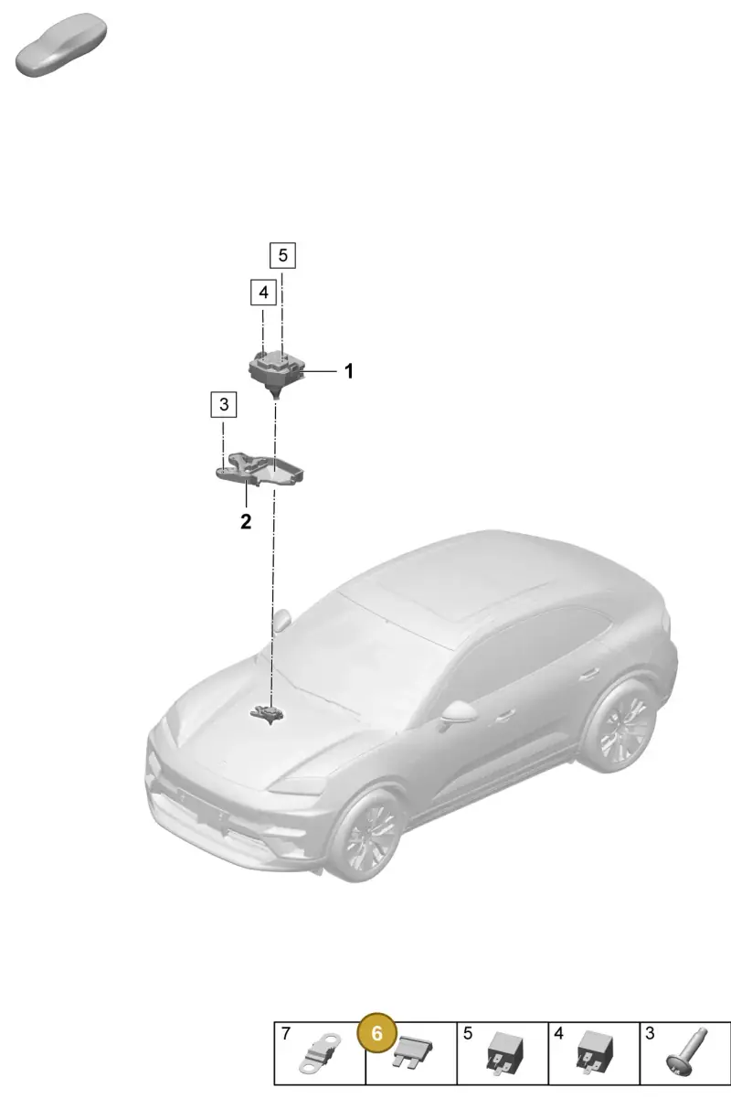 N01713118 — Porsche Macan 4 (2024-) diagram p61902020, position 6