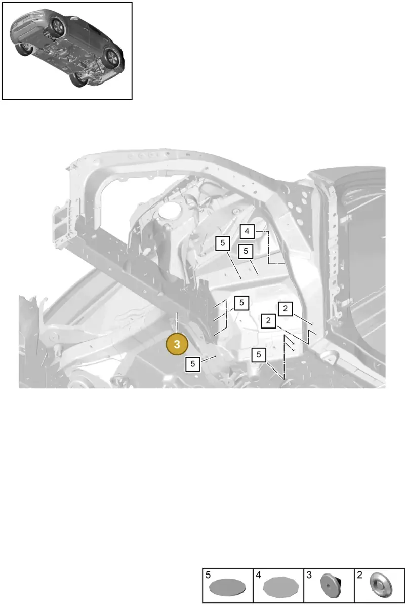 N0200251 — Porsche Cayenne Hybrid Coupe (2023-) diagram p51806000, position 3