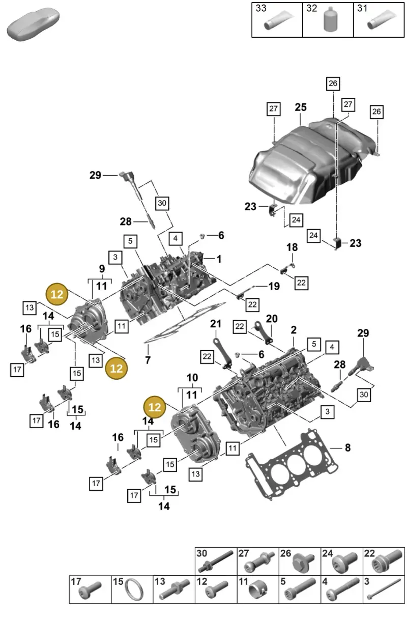 N10124306 — Porsche Panamera (2023-) diagram p58103010, position 12