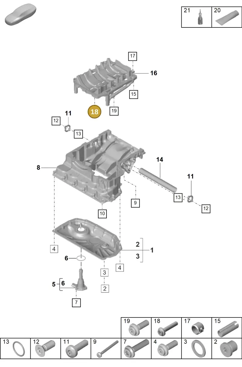 N10156206 — Porsche Panamera (2023-) diagram p58104110, position 18