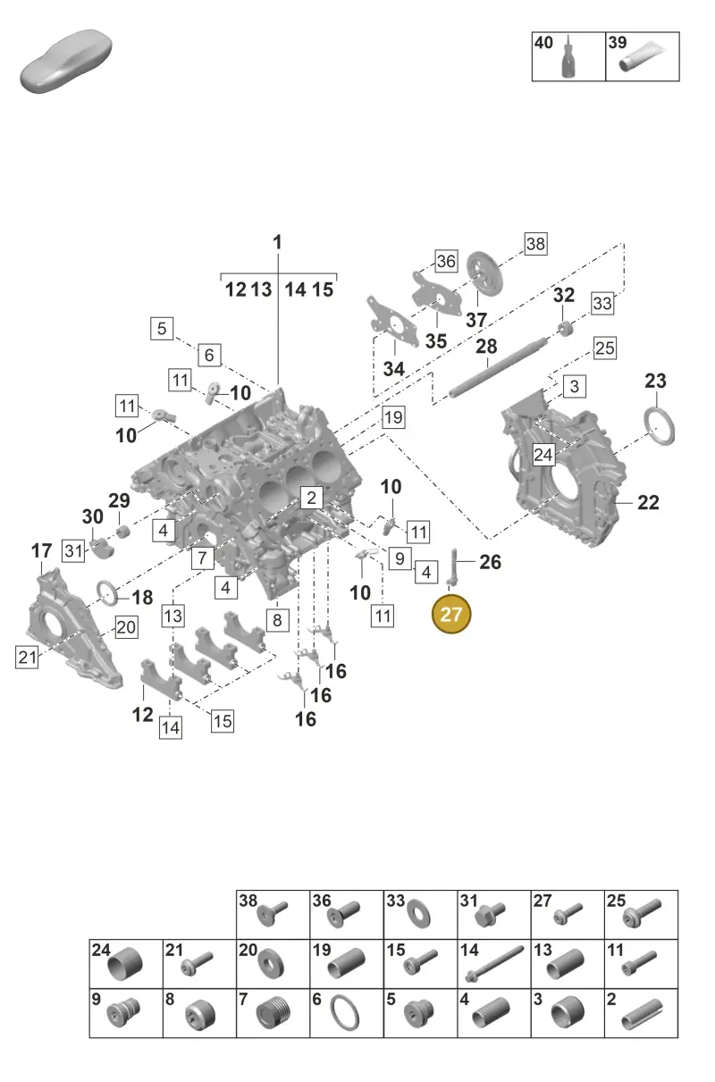 N10196103 — Porsche Panamera (2023-) diagram p58101110, position 27