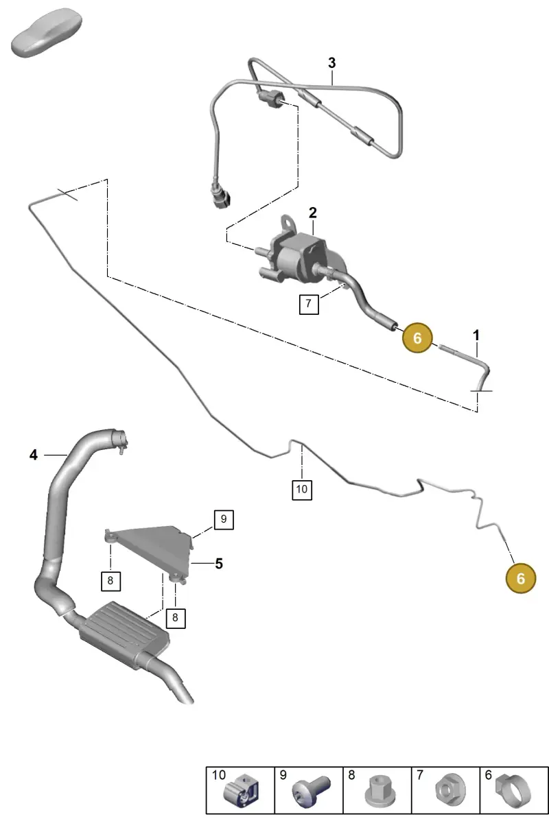 N10203501 — Porsche Panamera (2023-) diagram p62813880, position 6