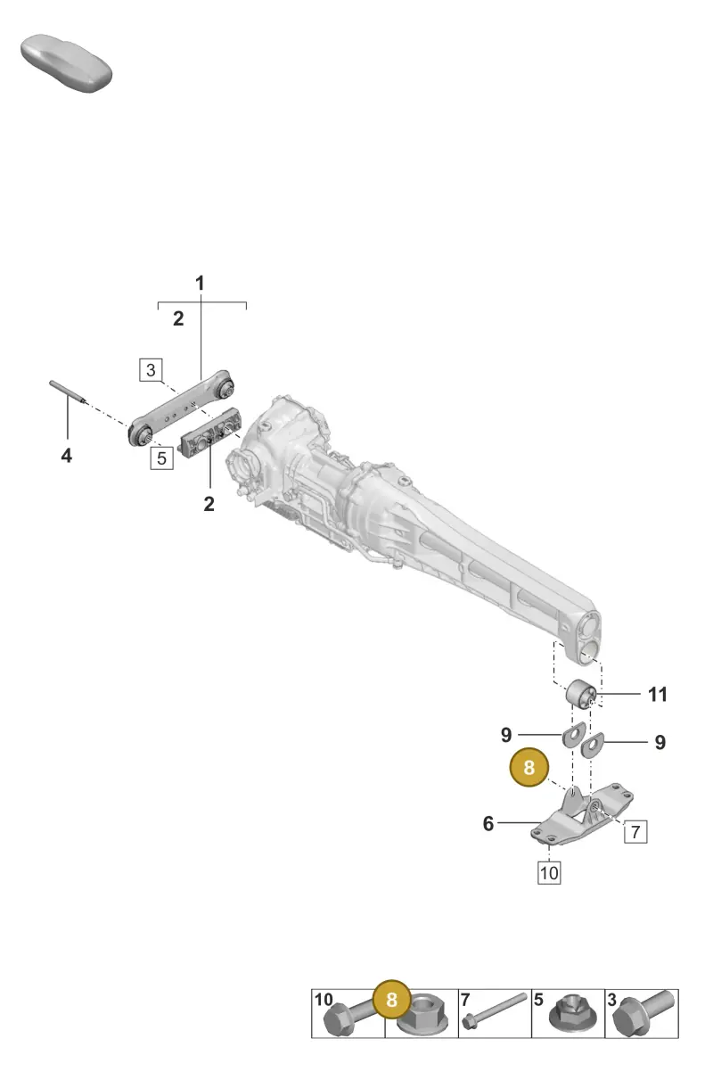 N10261311 — Porsche 992 Carrera Coupe (2024-) diagram p53304300, position 8