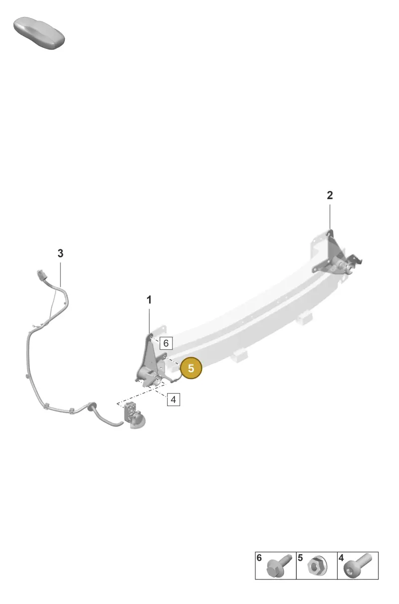 N10261311 — Porsche Taycan Sport Turismo (2023-) diagram p56002000, position 5