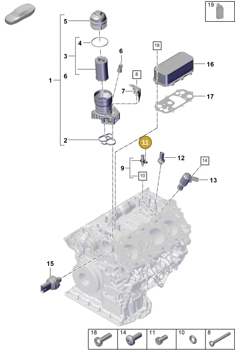 N10285505 — Porsche Panamera (2023-) diagram p60104230, position 11