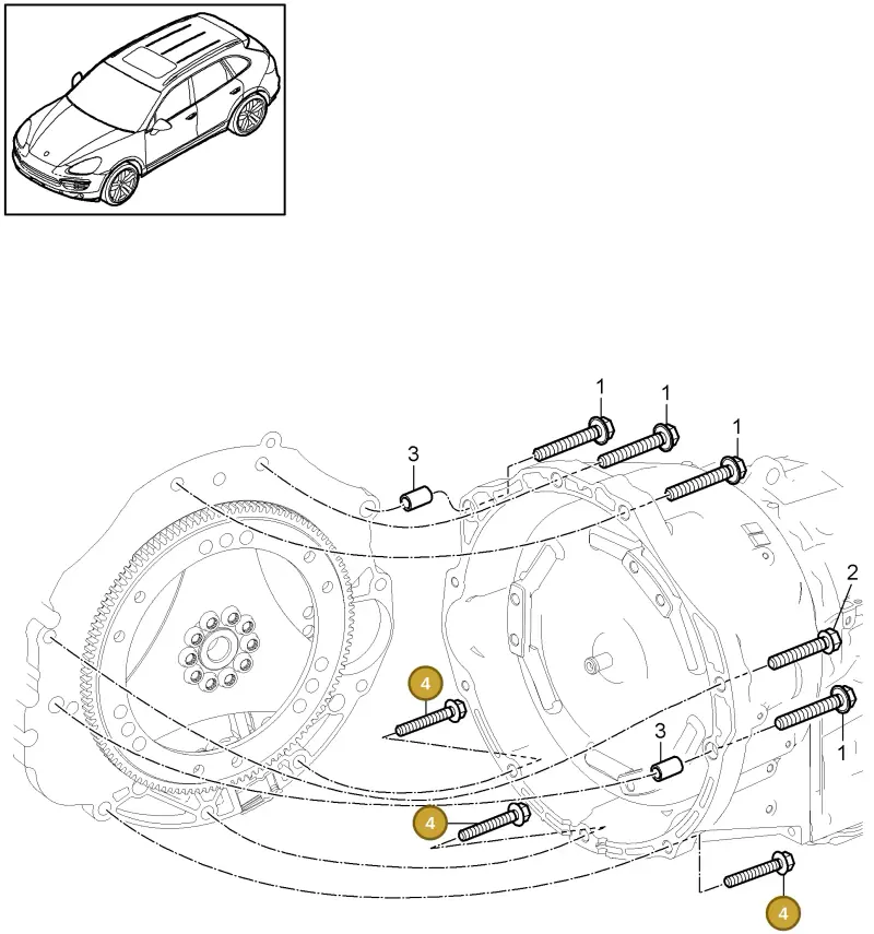 N10290206 — Porsche Cayenne (2010-2018) diagram p37306020, position 4