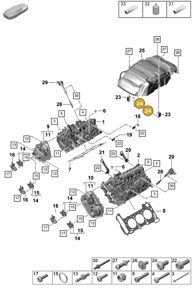 N10335206 — Porsche Panamera (2023-) diagram p58103010, position 24