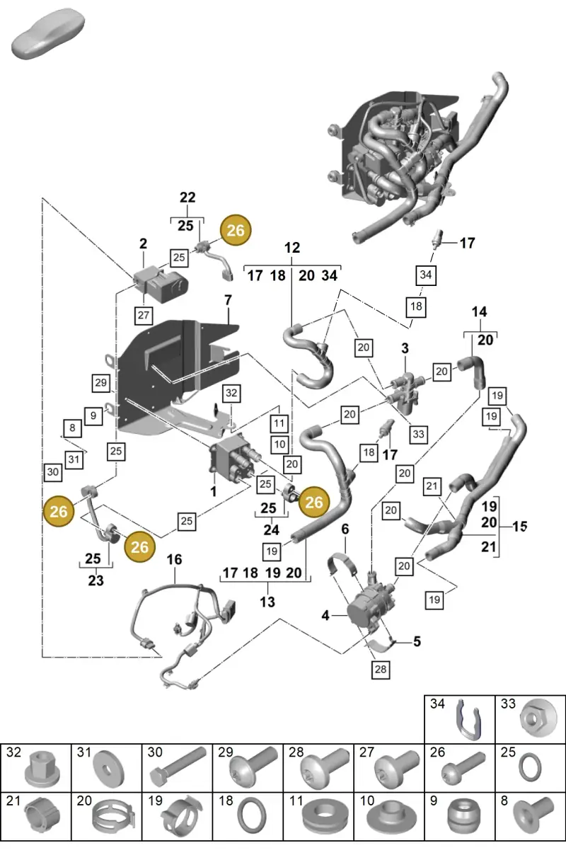 N10347204 — Porsche Panamera (2023-) diagram p58815300, position 26