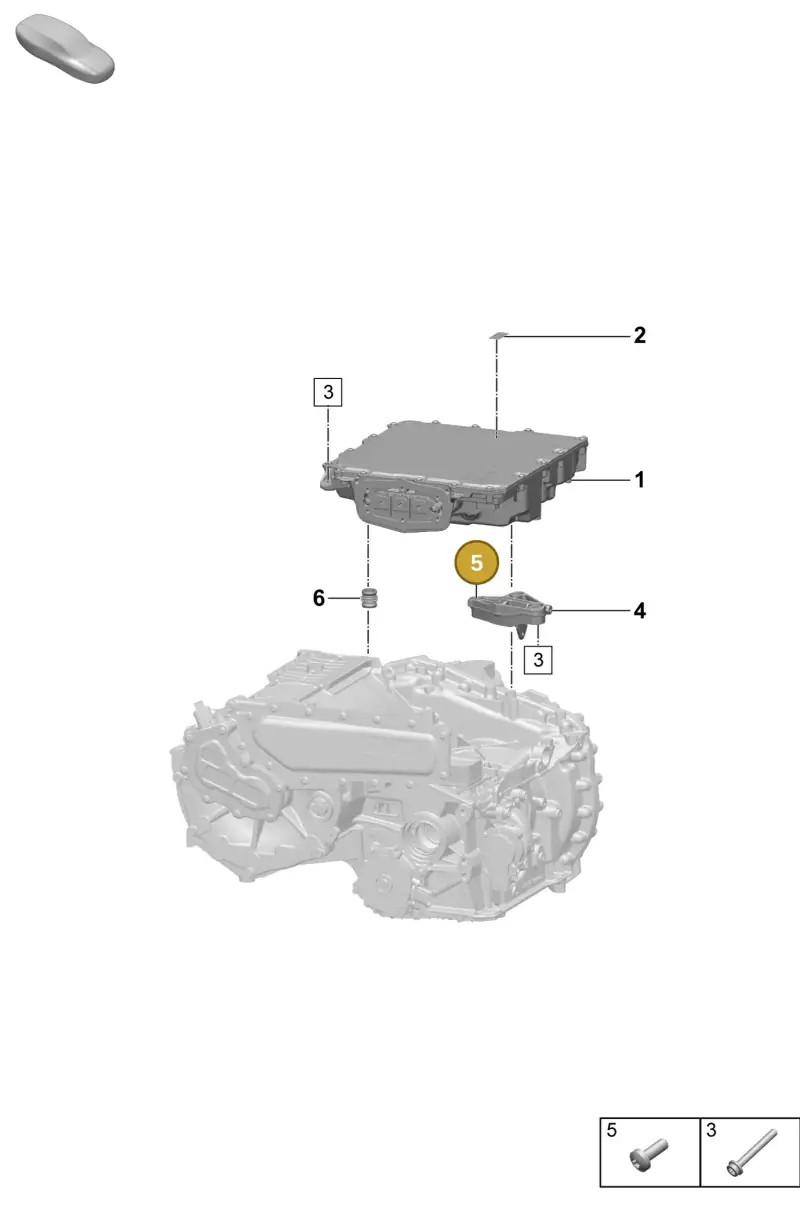 N10413405 — Porsche Macan 4 (2024-) diagram p61152100, position 5