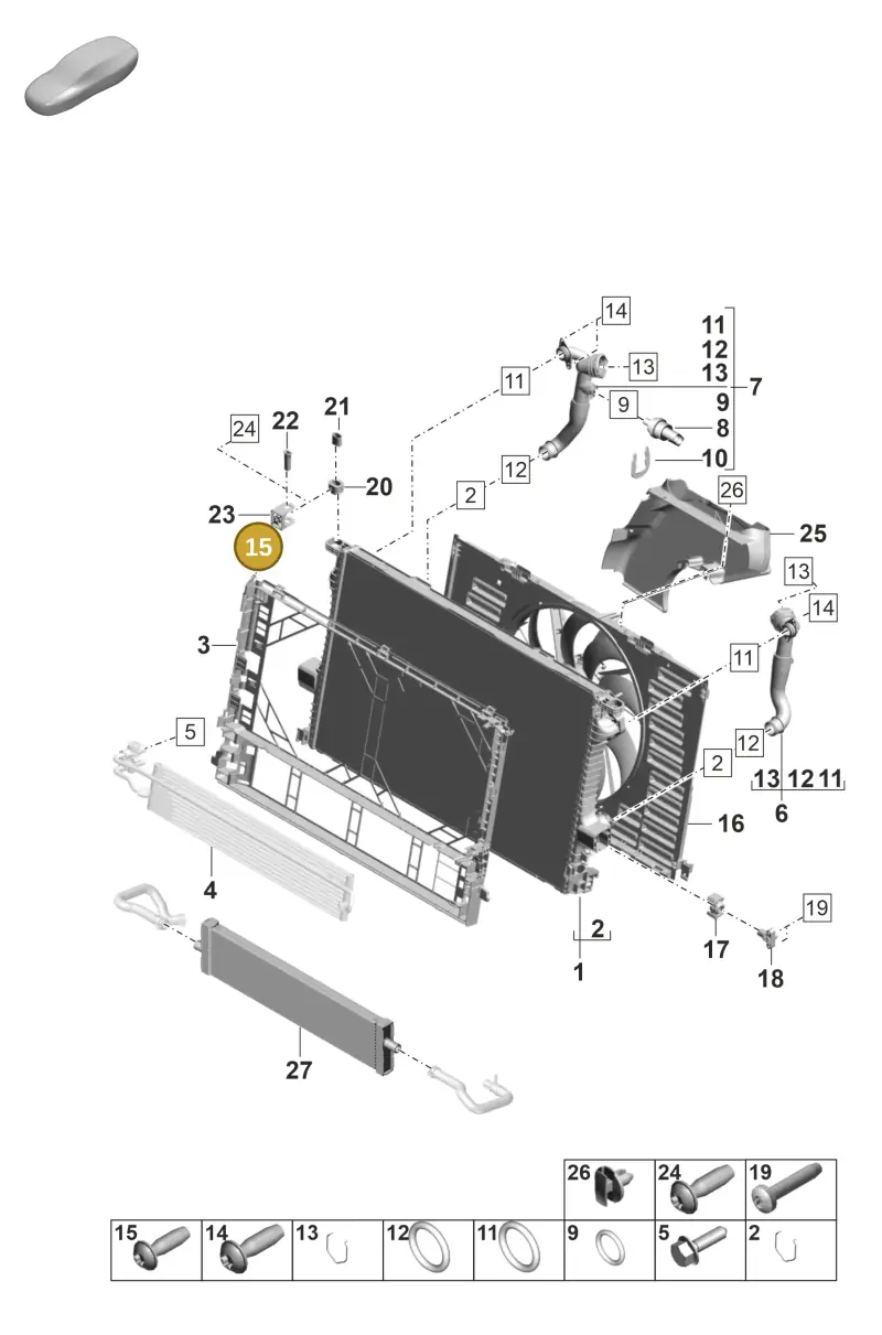 N10442003 — Porsche Panamera (2023-) diagram p58105200, position 15