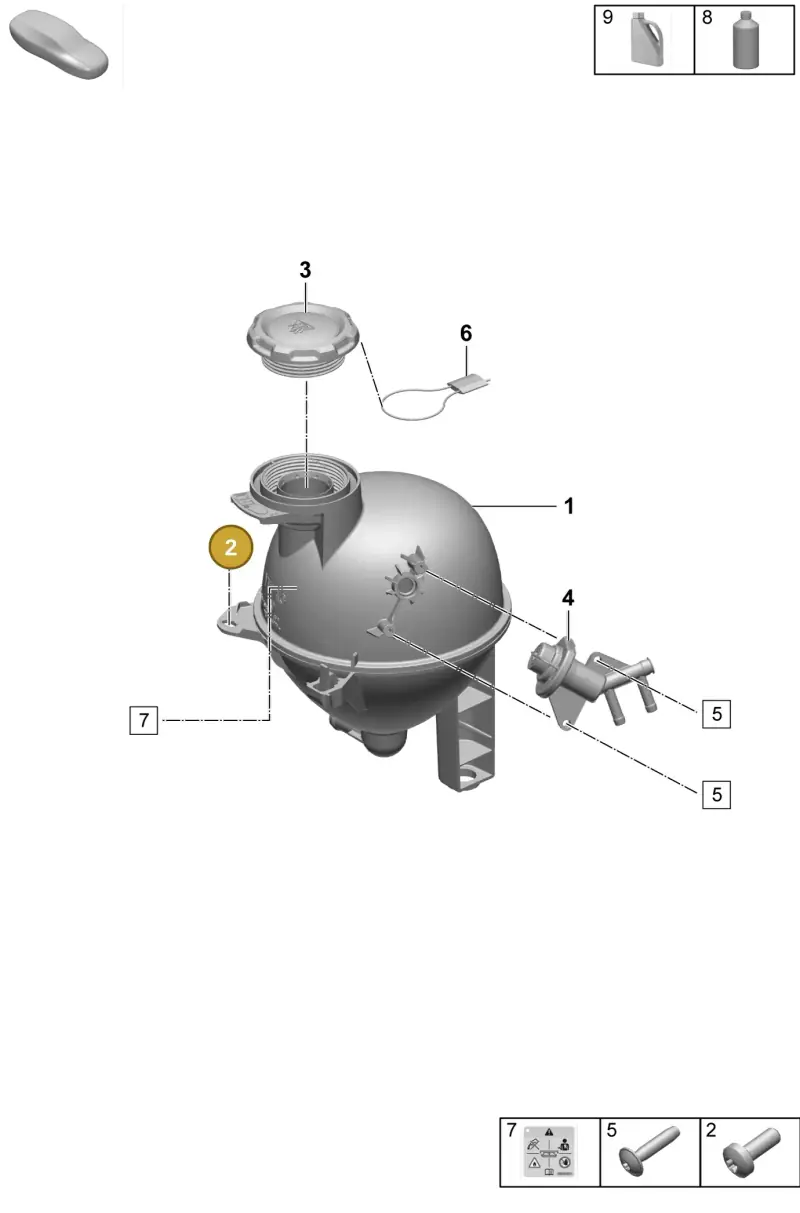 N10451405 — Porsche Macan 4 (2024-) diagram p61155100, position 2