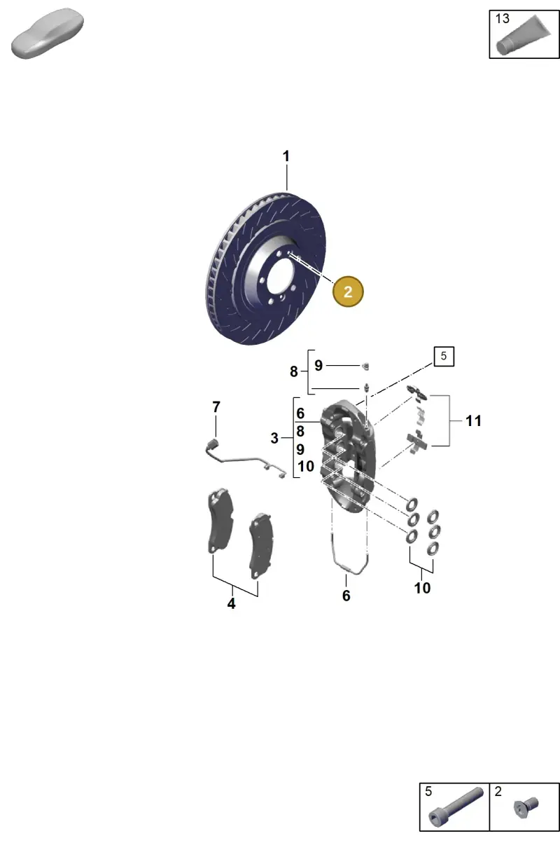 N10456004 — Porsche Boxster Spyder (2019-) diagram p55602000, position 2