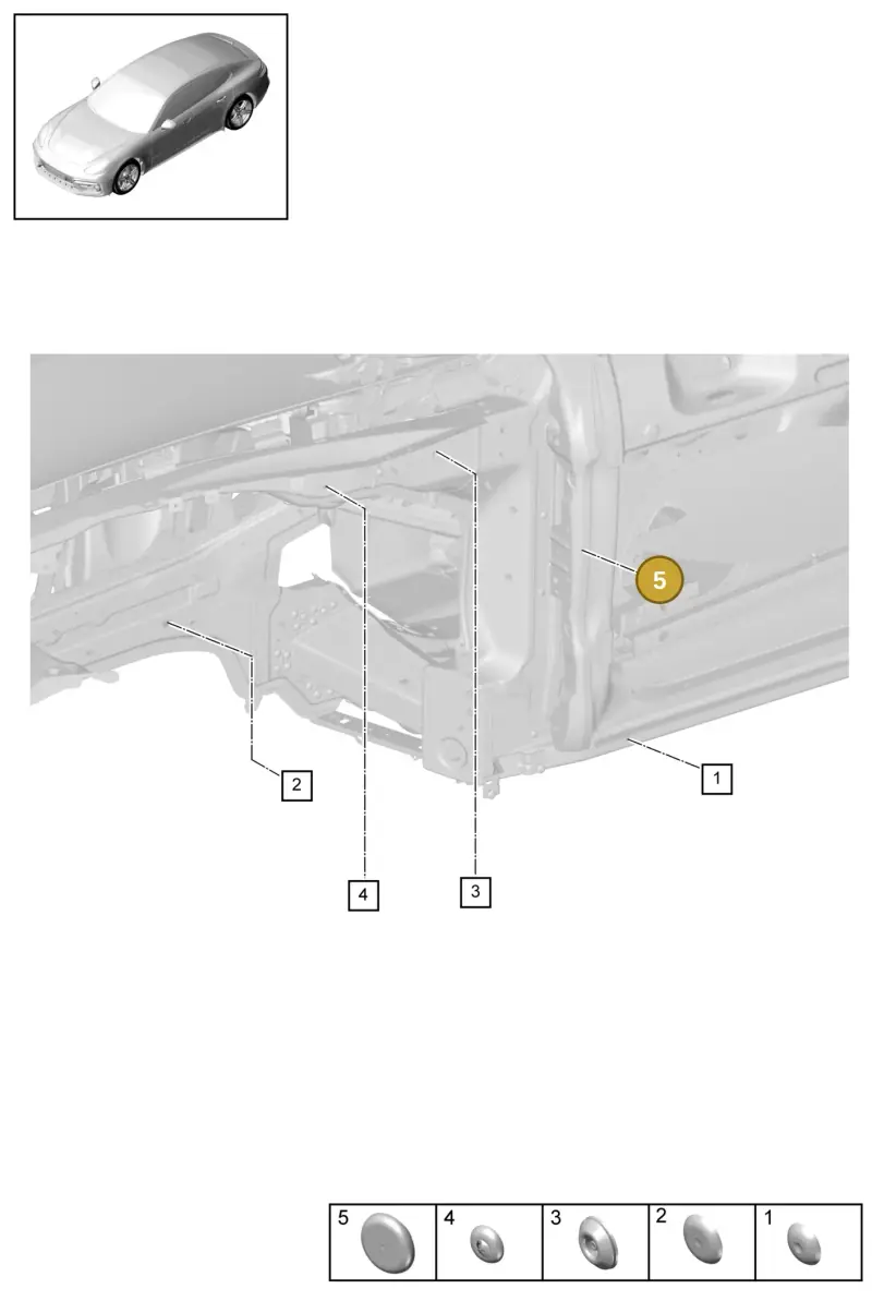 N10515101 — Porsche Panamera (2023-) diagram p49806005, position 5