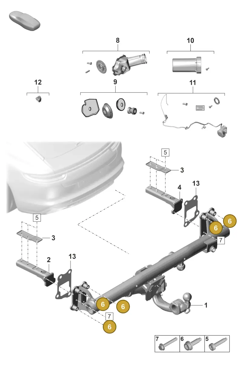 N10560702 — Porsche Panamera 4 Hybrid (2020-2023) diagram p58002000, position 6