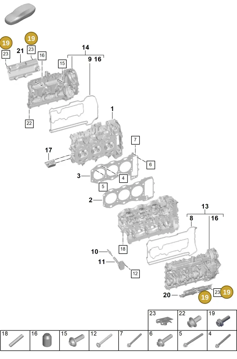 N10569501 — Porsche 992 Carrera Coupe (2024-) diagram p63103000, position 19