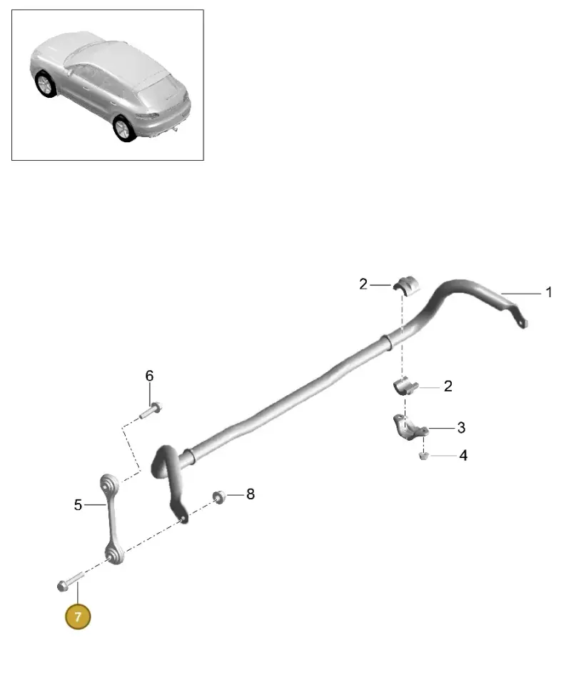 N10570702 — Porsche Macan GTS (2013-2018) diagram p44402010, position 7