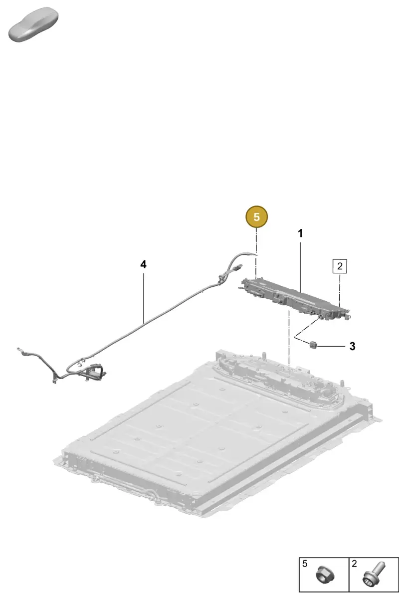 N10609201 — Porsche Macan 4 (2024-) diagram p61251030, position 5