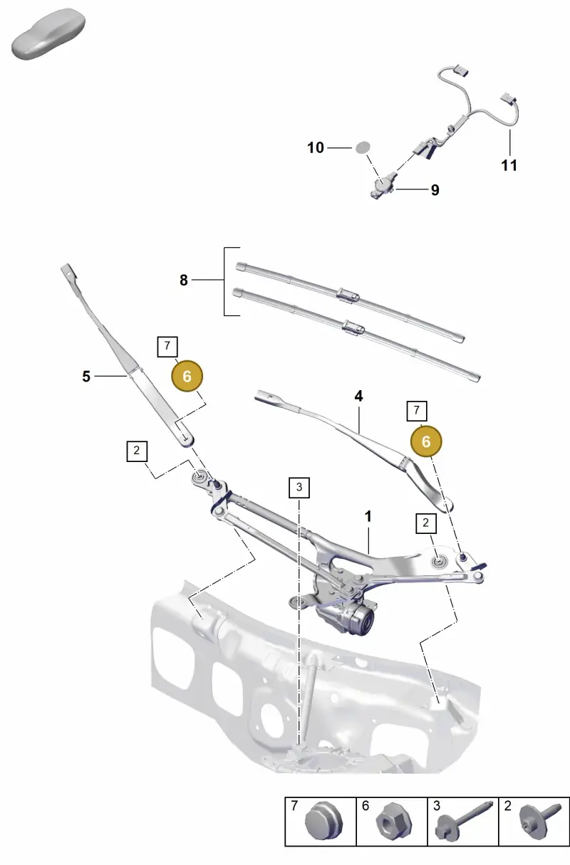 N10609204 — Porsche 992 Carrera Coupe (2024-) diagram p53904000, position 6