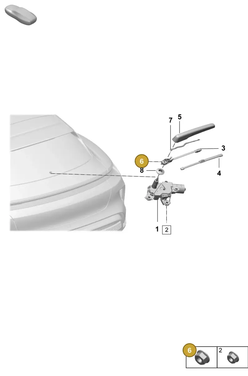 N10609204 — Porsche Taycan Sport Turismo (2023-) diagram p64906100, position 6