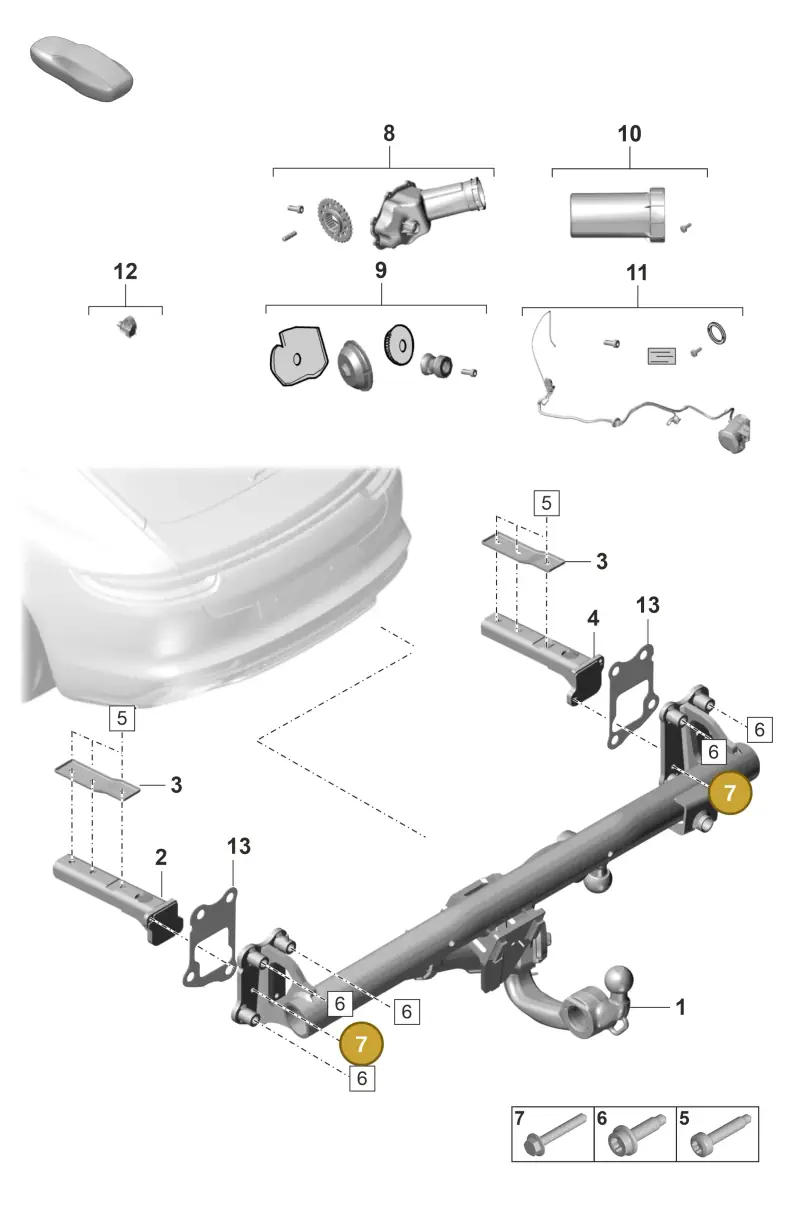 N10644701 — Porsche Panamera 4 Hybrid (2020-2023) diagram p58002000, position 7