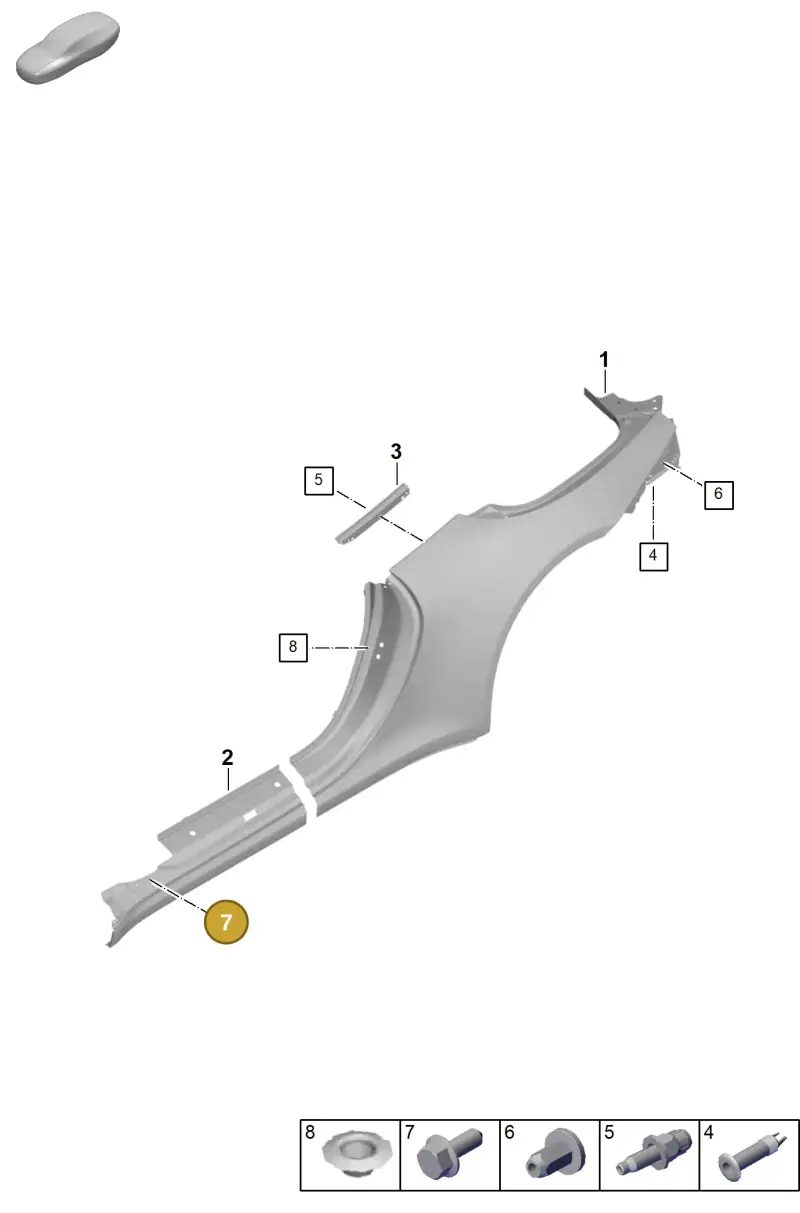 N10653201 — Porsche 992 Carrera Coupe (2024-) diagram p63801555, position 7