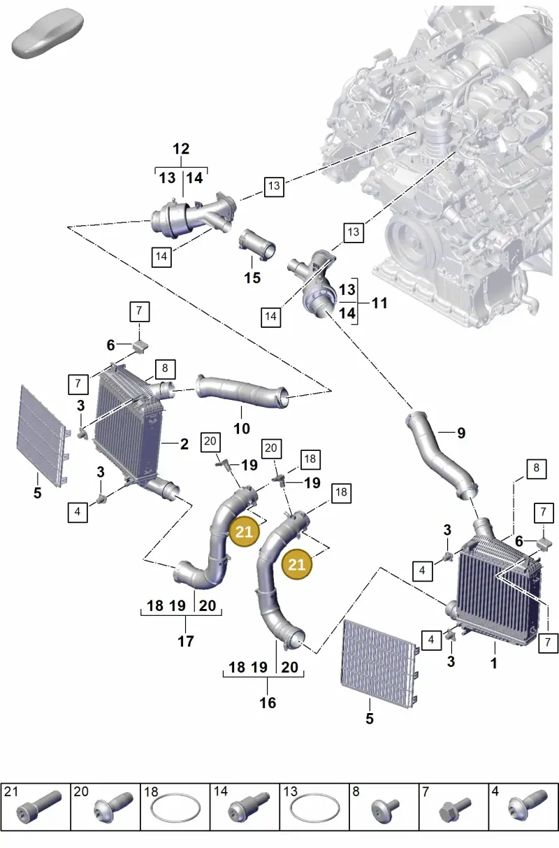 N10653601 — Porsche Panamera (2023-) diagram p62107200, position 21