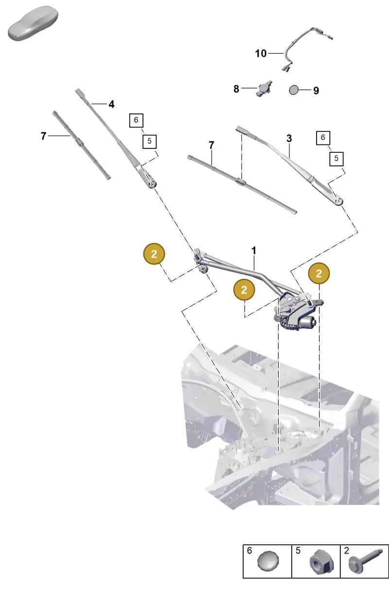 N10699801 — Porsche Panamera (2023-) diagram p62906000, position 2