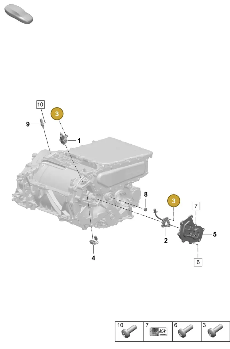 N10700201 — Porsche Macan 4 (2024-) diagram p61153050, position 3