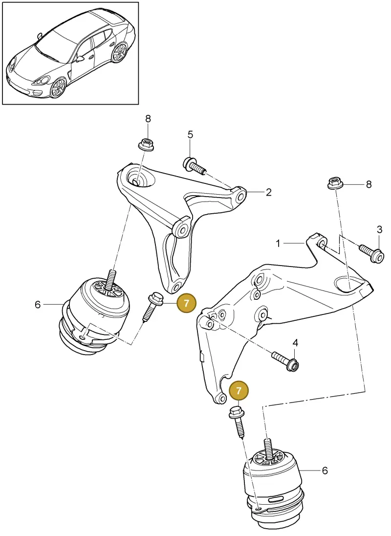 N10706902 — Porsche Panamera (2009-2016) diagram p35109060, position 7
