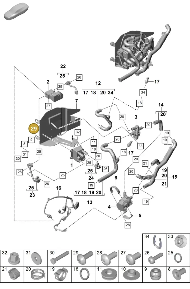 N10714801 — Porsche Panamera (2023-) diagram p58815300, position 29