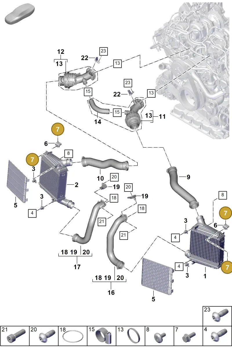 N10718801 — Porsche Panamera (2023-) diagram p62107210, position 7