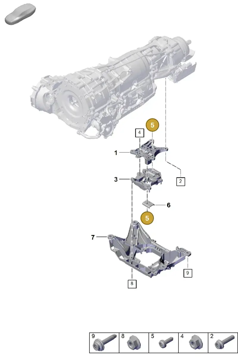 N10724701 — Porsche Cayenne Hybrid Coupe (2023-) diagram p60306000, position 5