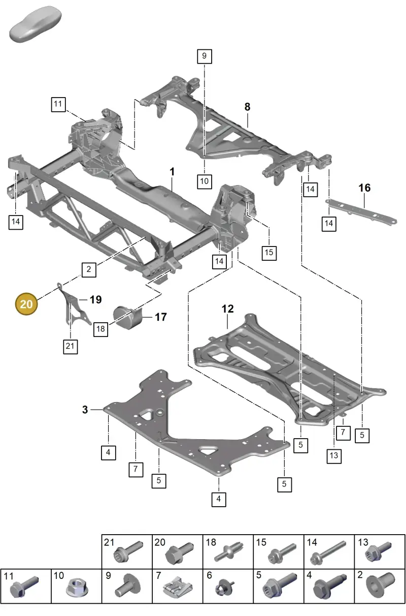 N10737101 — Porsche Panamera (2023-) diagram p62401000, position 20