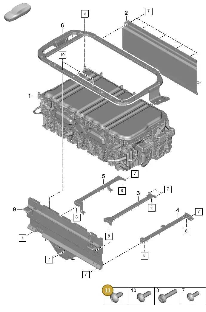 N10741402 — Porsche Panamera (2023-) diagram p62251005, position 11