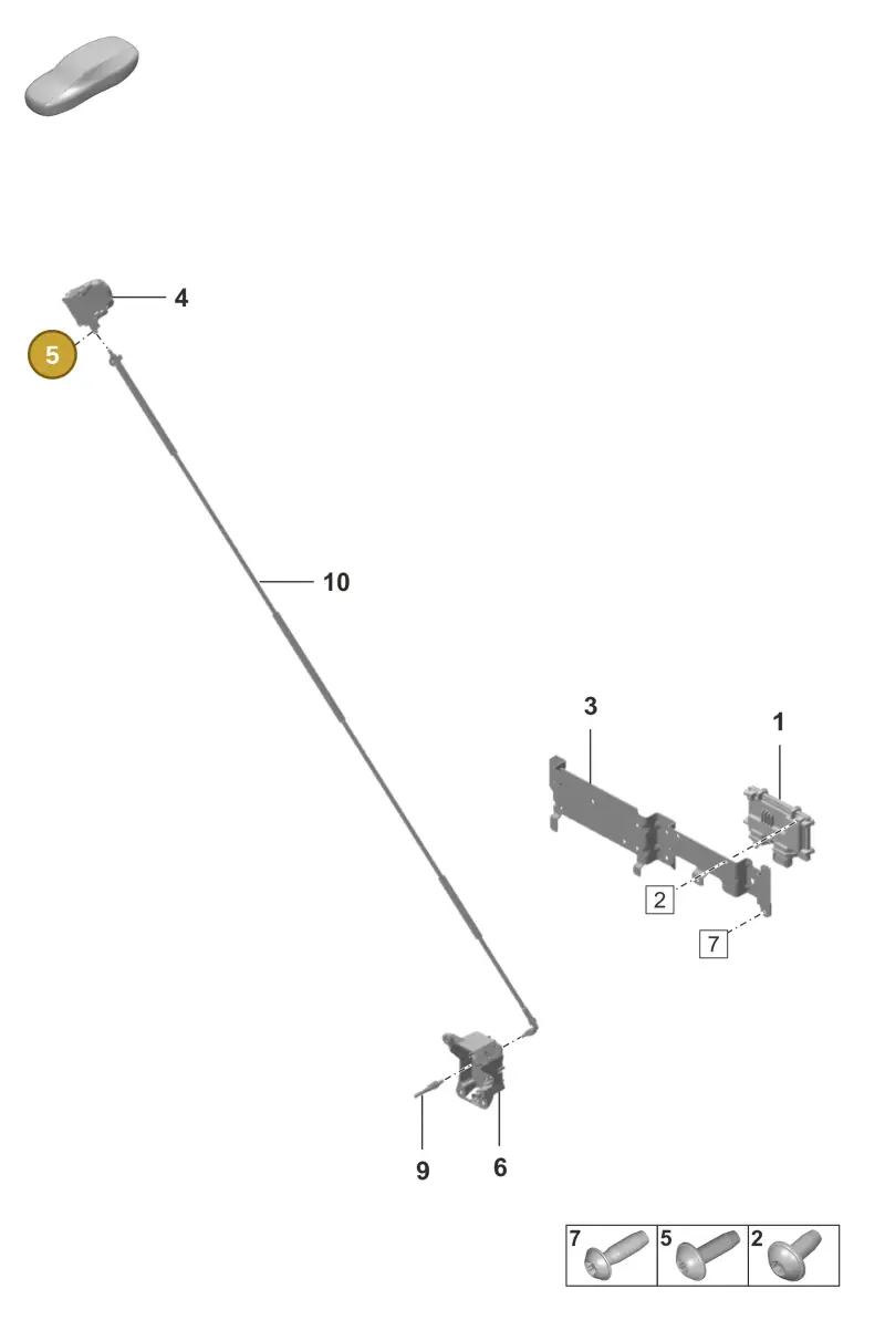 N10762601 — Porsche 992 Sport Classic (2020-) diagram p53914000, position 5