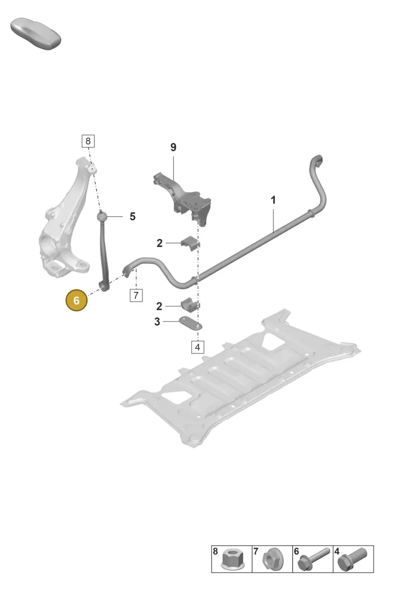 N10793603 — Porsche Taycan Sport Turismo (2023-) diagram p56402110, position 6
