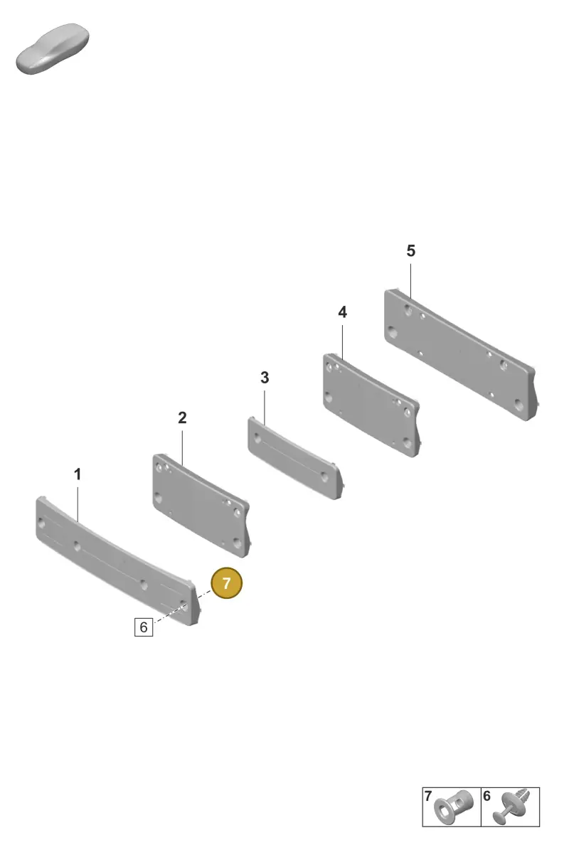 N90218403 — Porsche Taycan Sport Turismo (2023-) diagram p56802300, position 7
