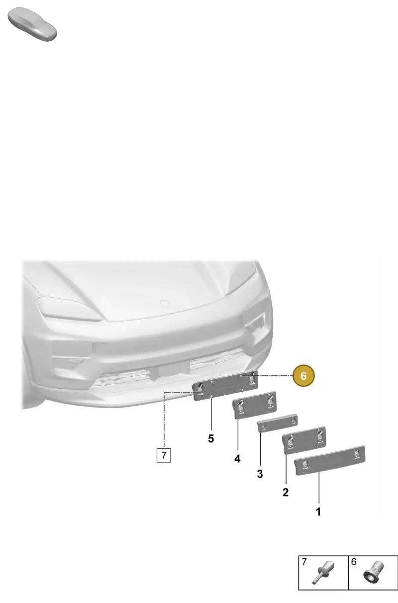 N90218403 — Porsche Macan 4 (2024-) diagram p61802300, position 6
