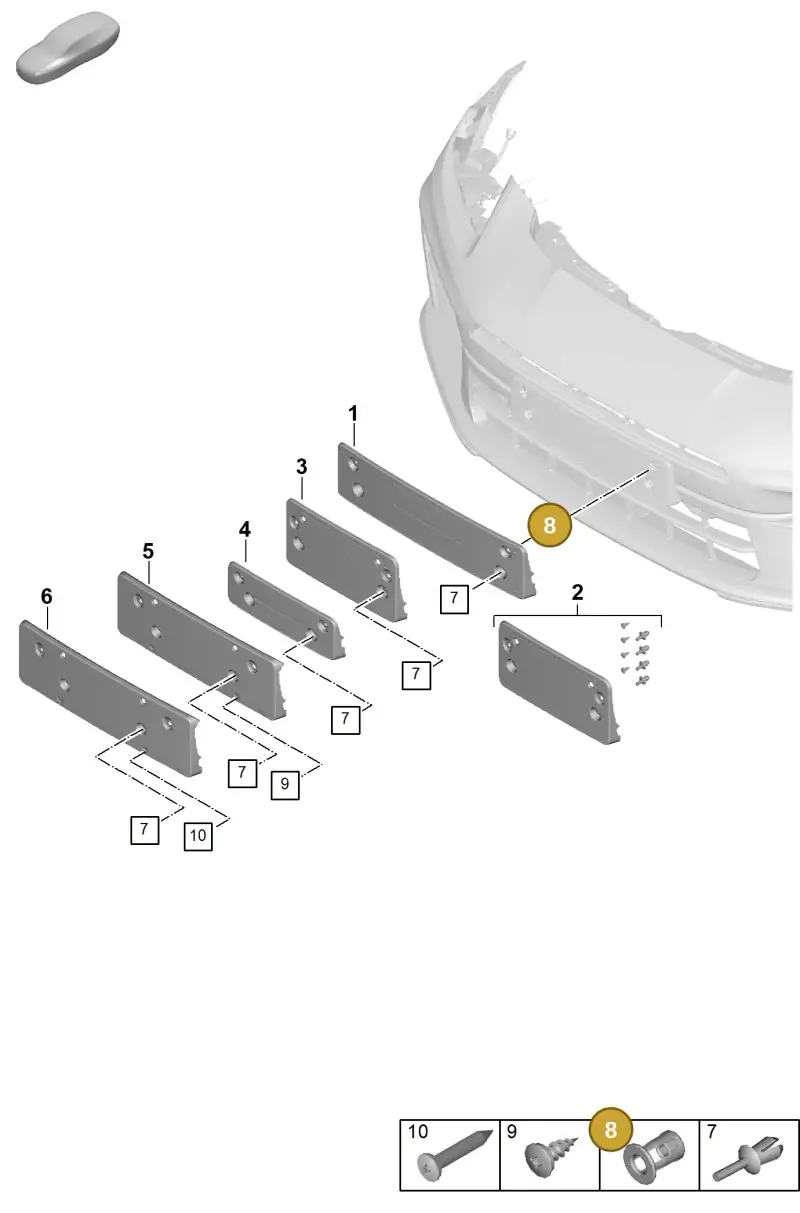 N90218403 — Porsche Panamera (2023-) diagram p62802100, position 8