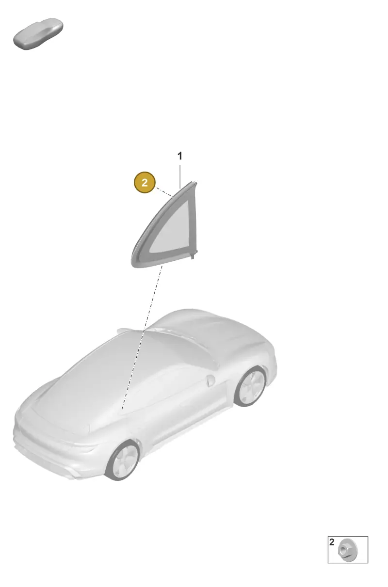 N90434903 — Porsche Taycan Sport Turismo (2019-2024) diagram p56805040, position 2