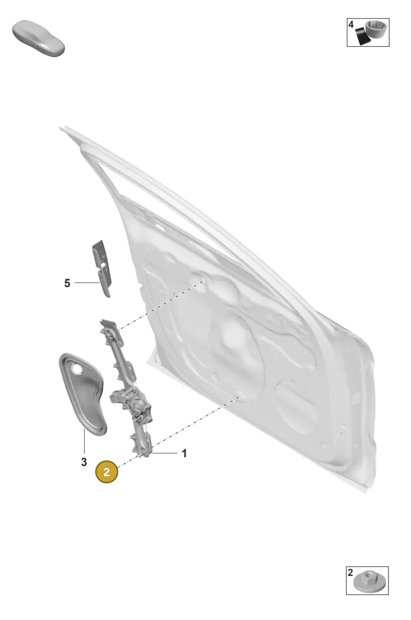 N90570802 — Porsche Panamera 4 Hybrid (2020-2023) diagram p58804400, position 2