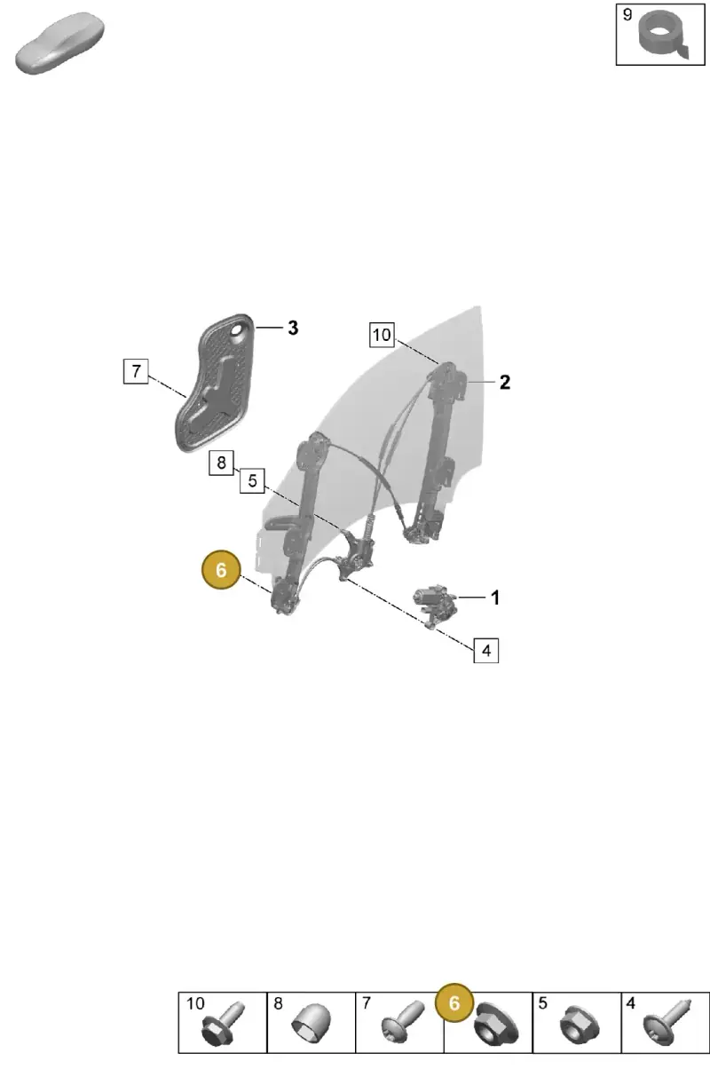 N90570802 — Porsche Taycan Sport Turismo (2023-) diagram p64804300, position 6