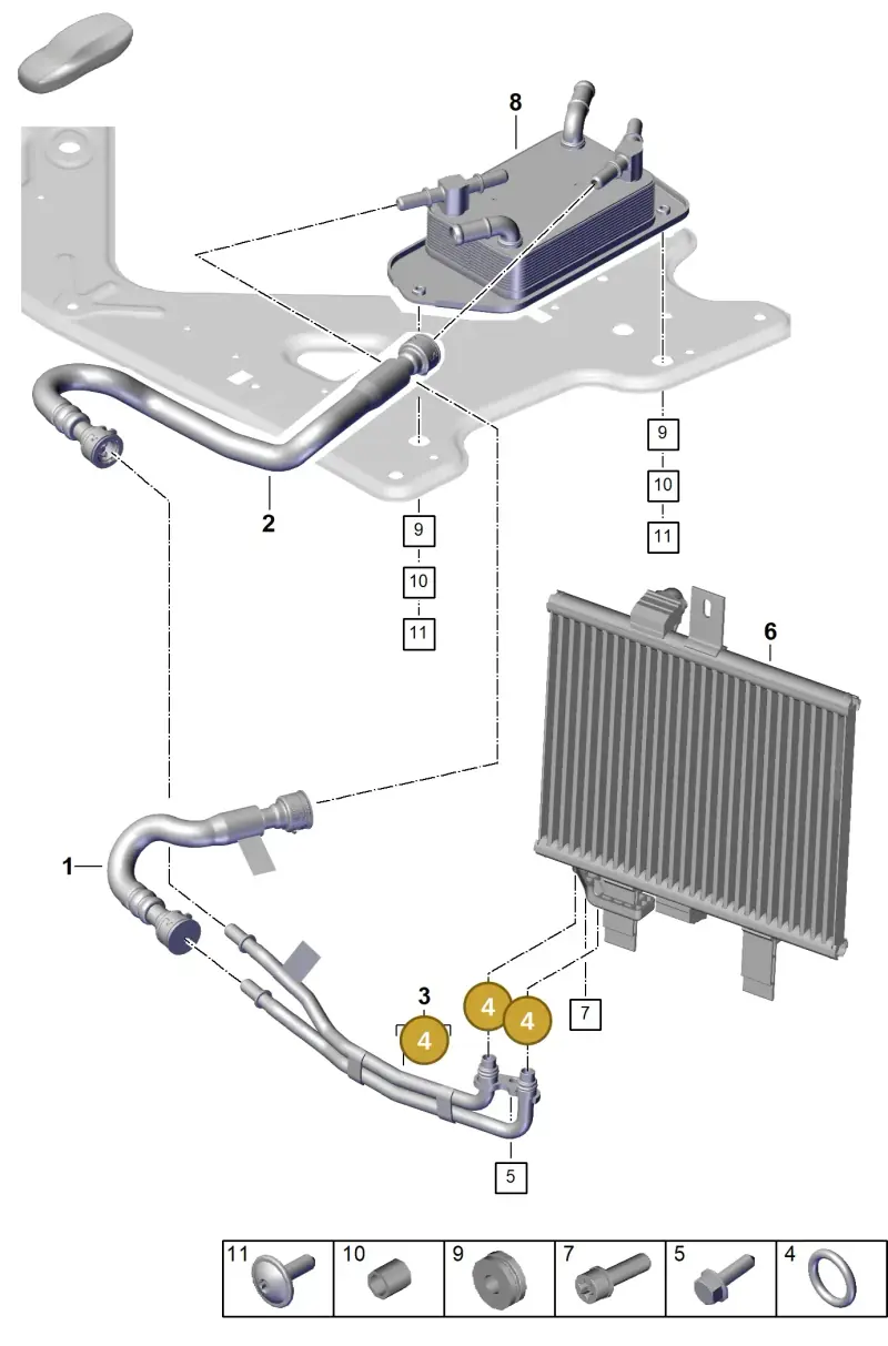 N90666003 — Porsche Panamera (2023-) diagram p62360050, position 4