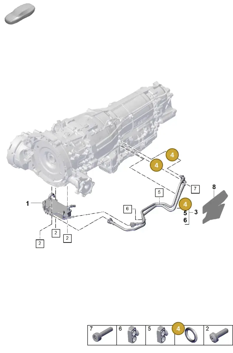 N90666003 — Porsche Cayenne Hybrid Coupe (2023-) diagram p60360000, position 4