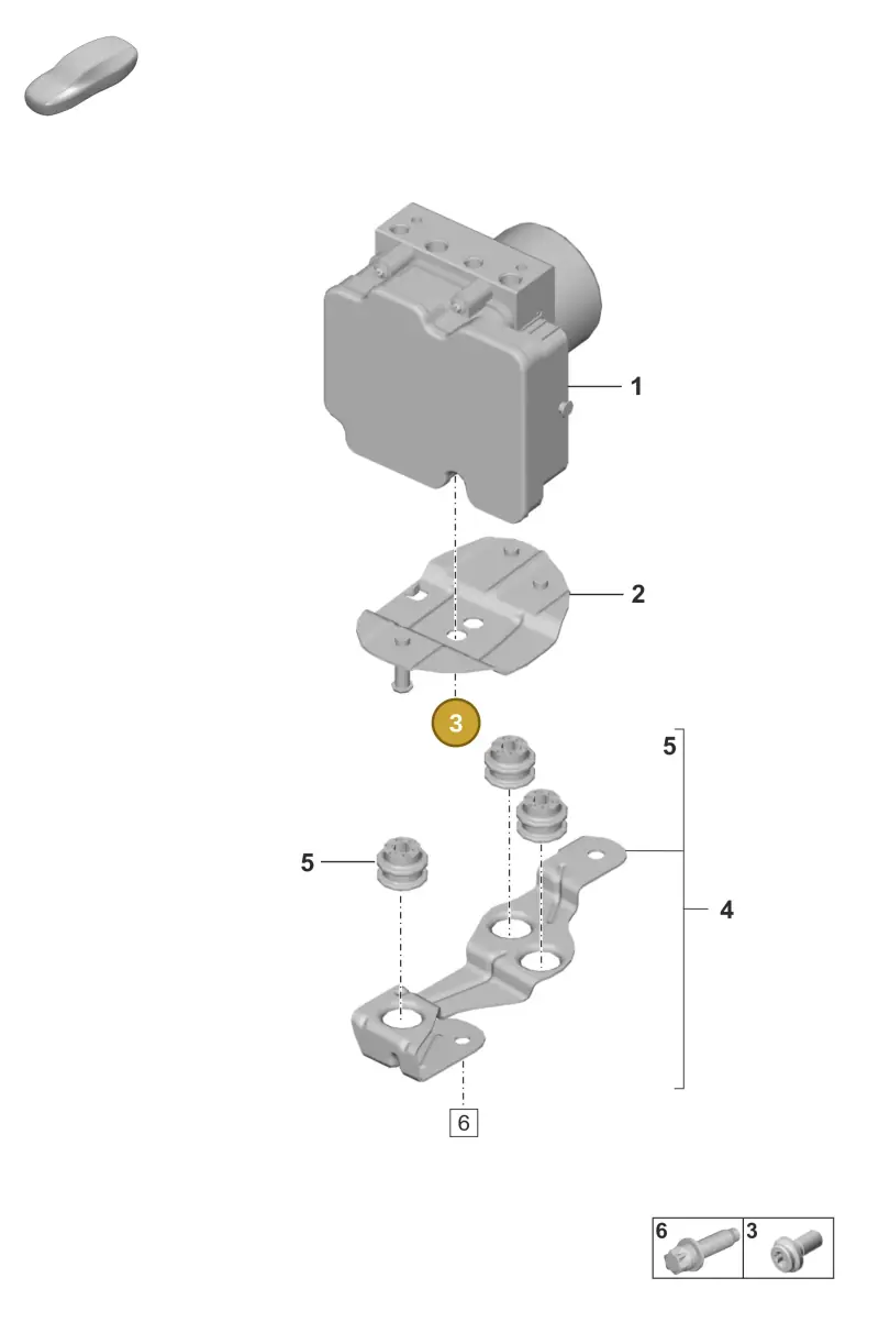 N90691601 — Porsche 992 Carrera Coupe (2024-) diagram p53605000, position 3