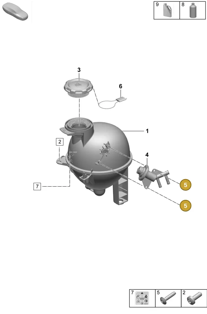 N90739704 — Porsche Macan 4 (2024-) diagram p61155100, position 5