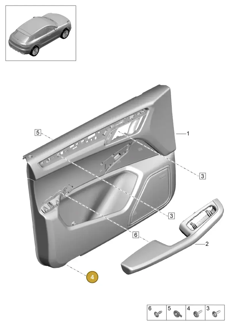 N90775801 — Porsche Macan R4 TFSI (2018-) diagram p52808000, position 4