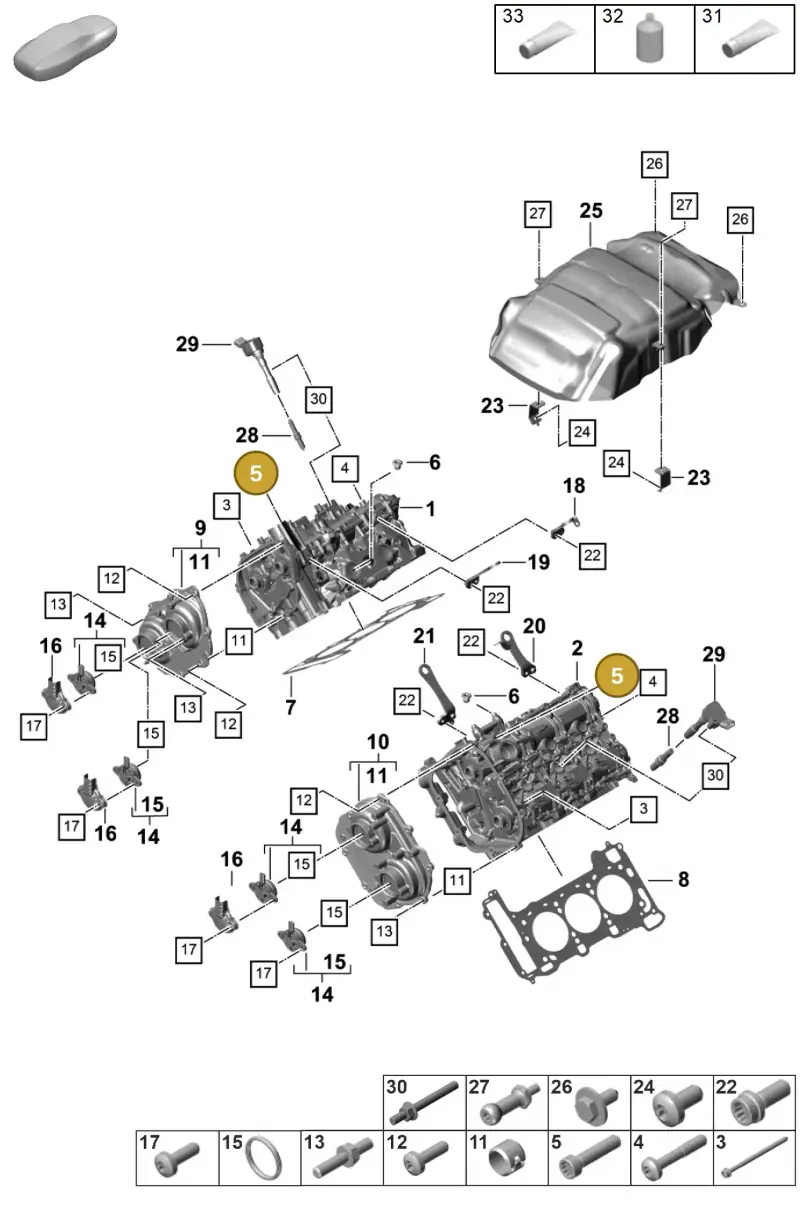 N90903502 — Porsche Panamera (2023-) diagram p58103010, position 5