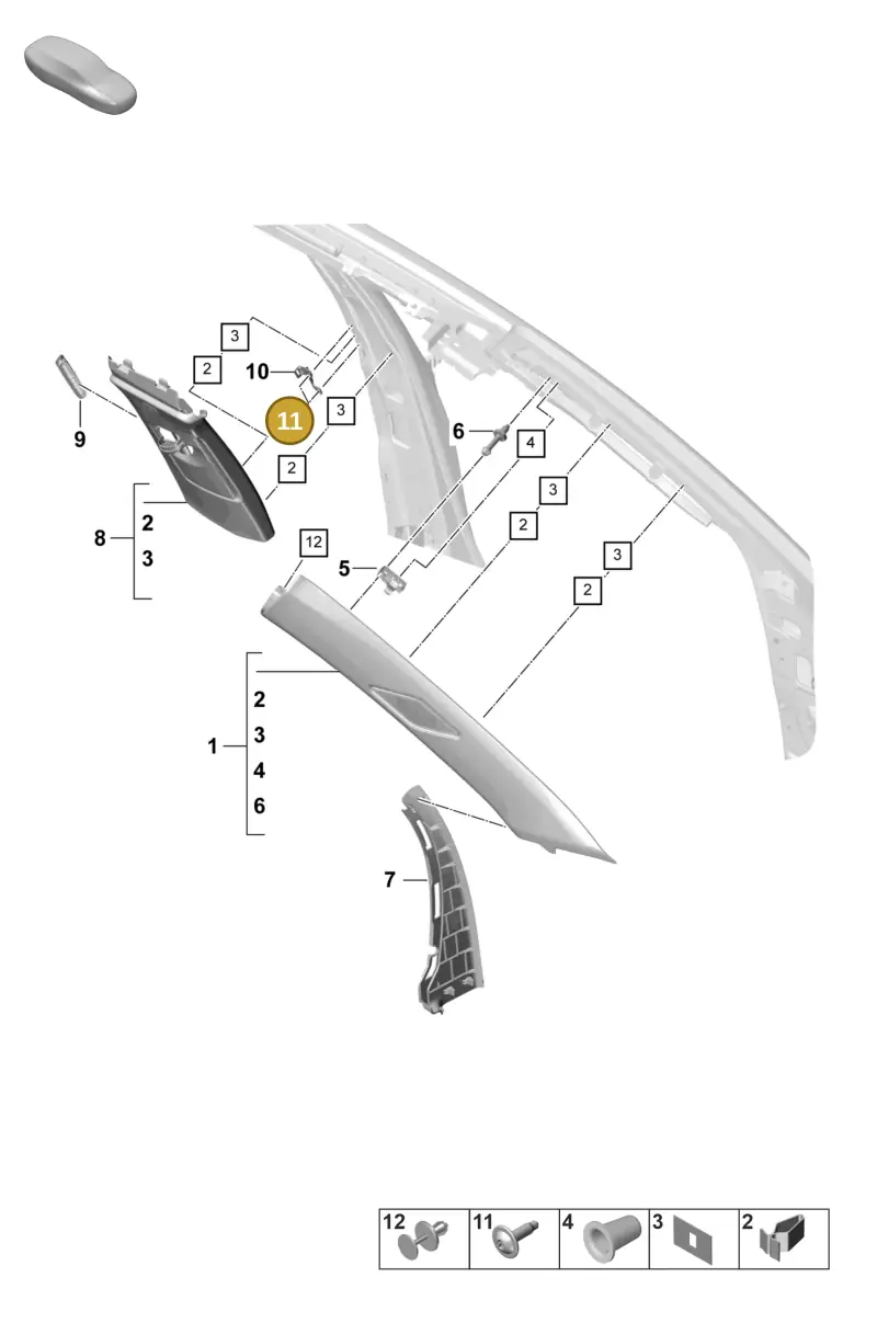 N90910102 — Porsche Panamera (2023-) diagram p58807200, position 11